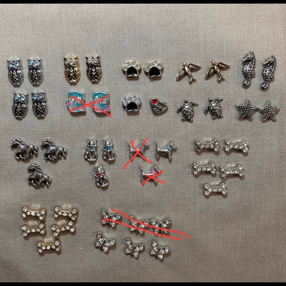 Origami Owl Charms Animals